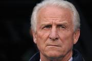 29 May 2008; Giovanni Trapattoni, Republic of Ireland manager, watches on during the game against Colombia. International Friendly, Republic of Ireland v Colombia, Craven Cottage, London, England. Picture credit: David Maher / SPORTSFILE *** Local Caption ***