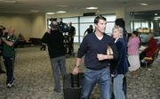 1 June 2008; Former Irish Soccer International and current Sunderland manager Roy Keane arrives at Wellington International Airport ahead of the start of Ireland's Summer Tour. 2008 Ireland Rugby Summer Tour, Wellington Airport, Wellington, New Zealand. Picture credit: Tim Hales / SPORTSFILE