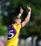 1 June 2008; Matty Forde, Wexford, celebrates his winning point against Meath. GAA Football Leinster Senior Championship Quarter-Final, Meath v Wexford, Dr. Cullen Park, Carlow. Picture credit: Matt Browne / SPORTSFILE