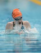1 May 2015; Niamh Coyle, Tallaght, during the women's B final of the 400m individual medley event. 2015 Irish Open Swimming Championships at the National Aquatic Centre, Abbotstown, Dublin. Picture credit: Piaras Ó Mídheach / SPORTSFILE