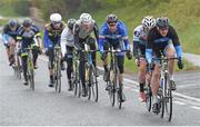 2 May 2015; Roger Aiken, Team Asea, leads the breakaway during the second stage. 150 elite cyclists from Australia, Holland, Belgium, France, England, Scotland, Northern Ireland and the Republic of Ireland compete in Stage 2 of the AmberGreen Energy Tour of Ulster in partnership with the SDS Group and Saltmarine Cars. Stage 2 takes the teams from Belfast (Malone Playing Fields, House of Sport - Carryduff - Saintfield - Crossgar  - Downpatrick - Clough - Newcastle (Bryansford Road, Spelga Dam) - Kilkeel - Rostrevor - Hilltown - Rathfriland - Mayobridge - Warrenpoint - Newry. Picture credit: Stephen McMahon / SPORTSFILE