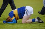 2 May 2015; A dejected Josh Keane, Tipperary at the final whistle. EirGrid GAA All-Ireland U21 Football Championship Final, Tipperary v Tyrone. Parnell Park, Dublin. Picture credit: Oliver McVeigh / SPORTSFILE