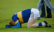 2 May 2015; A dejected Josh Keane, Tipperary, at the final whistle. EirGrid GAA All-Ireland U21 Football Championship Final, Tipperary v Tyrone. Parnell Park, Dublin. Picture credit: Oliver McVeigh / SPORTSFILE