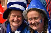 3 May 2015; Aoife and Kelly Phelan, from Waterford City, supporting their team. Allianz Hurling League, Division 1 Final, Cork v Waterford. Semple Stadium, Thurles, Co. Tipperary. Picture credit: Ray McManus / SPORTSFILE