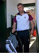 3 May 2015;  Galway manager Kevin Walsh arrives for the match. Connacht GAA Football Senior Championship, Preliminary Round, New York v Galway. Gaelic Park, New York, USA. Picture credit: Ray Ryan / SPORTSFILE