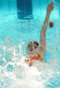 3 May 2015; Danielle Hill, Larne, during the women's 50m back-stroke Heat 1 of semi-finals. 2015 Irish Open Swimming Championships at the National Aquatic Centre, Abbotstown, Dublin. Picture credit: Piaras Ó Mídheach / SPORTSFILE