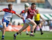 3 May 2015; Shane Walsh, Galway, in action against Keith Scally, New York. Connacht GAA Football Senior Championship, Preliminary Round, New York v Galway. Gaelic Park, New York, USA. Picture credit: Ray Ryan / SPORTSFILE