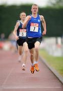 31 May 2008; Adam Ingram from Hazelwood Integrated School, Belfast, on his way to winning the Junior Boys 800m. Kit Kat Irish Schools Track & Field Final, Tullamore Harriers Stadium, Tullamore, Co. Offaly. Photo by Sportsfile