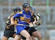 1 June 2008; Claire Grogan, Tipperary, in action against Eimear Lyng, Kilkenny. Gala All-Ireland Senior Camogie Championship, Kilkenny v Tipperary, Nowlan Park, Co. Kilkenny. Picture credit: Brian Lawless / SPORTSFILE