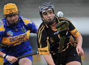 1 June 2008; Kelly Ann Cotterall, Kilkenny, in action against Emily Hayden, Tipperary. Gala All-Ireland Senior Camogie Championship, Kilkenny v Tipperary, Nowlan Park, Co. Kilkenny. Picture credit: Brian Lawless / SPORTSFILE