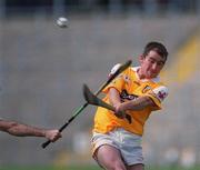 9 July 2000; Alistair Elliot of Antrim during the Guinness Ulster Hurling Championship Final match between Derry and Antrim at Casement Park in Belfast. Photo By Aoife Rice/Sportsfile