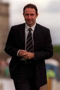 9 July 2000; Celtic manager Martin O'Neill ahead of the Pre-Season Friendly between Bray Wanderers and Celtic at the Carlisle Grounds in Bray, Wicklow. Photo by Ray Lohan/Sportsfile