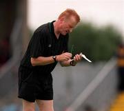 9 July 2000; Referee Gerry McGovern during the Bank of Ireland Connacht Minor Football Championship Semi-Final match between Mayo and Galway at Markievicz Park in Sligo. Photo By Brendan Moran/Sportsfile