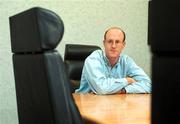 12 July 2000; Clare footballer Donal O'Sullivan pictured in his office in Shannon, Clare. Photo by Sportsfile.