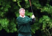 10 July 2000; Manchester United manager Alex Ferguson during the JP McManus Pro-Am at Limerick Golf Club in Ballyclough, Limerick. Photo By Brendan Moran/Sportsfile