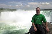16 June 2000; Peter Stringer during an Ireland Rugby visit to Niagara Falls in Ontario, Canada. Photo by Matt Browne/Sportsfile