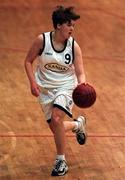 28 January 2000; Gillian Morris of Meteors during the Senior Women's Sprite Cup Semi-Final between Tolka Rovers and Meteors at the National Basketball Arena in Tallaght, Dublin. Photo By Brendan Moran/Sportsfile