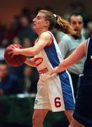 29 January 2000; Olivia O'Reilly of Wildcats during the Senior Women's Sprite Cup Semi-Final match between Killester and Wildcats at the National Basketball Arena in Tallaght, Dublin. Photo By Brendan Moran/Sportsfile