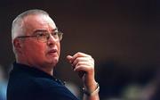 29 January 2000; Killester coach Stephen Eberly during the Senior Women's Sprite Cup Semi-Final match between Killester and Wildcats at the National Basketball Arena in Tallaght, Dublin. Photo By Brendan Moran/Sportsfile