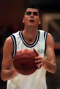 29 January 2000; Brian Tonkovich of St Vincent's during the Men's Sprite Cup Semi-Final match between St Vincent's and Waterford Crystal at the National Basketball Arena in Tallaght, Dublin. Photo By Brendan Moran/Sportsfile