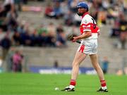 9 July 2000; Oliver Collins of Derry during the Guinness Ulster Hurling Championship Final match between Derry and Antrim at Casement Park in Belfast. Photo By Aoife Rice/Sportsfile