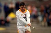 9 July 2000; Shane Elliot of Antrim during the Guinness Ulster Hurling Championship Final match between Derry and Antrim at Casement Park in Belfast. Photo By Aoife Rice/Sportsfile