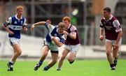 16 July 2000; Michael Brennan of Laois in action against Alan Lambden of Westmeath during the Leinster Minor Football Championship Semi-Final Replay match between Westmeath and Laois at Croke Park in Dublin. Photo by Ray McManus/Sportsfile