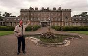 15 July 2000; American golfer Mark O'Meara pictured in front of Carton House, where he is signing off on 9 holes of the O'Meara Championship Golf Course which will form part of the Westin Golf Resort at Carton House in Maynooth, Kildare.  Photo by Damien Eagers/Sportsfile