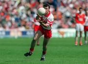 16 July 2000;  Paul McFlynn of Derry during the Bank of Ireland Ulster Senior Football Championship Final match between Armagh and Derry at St Tiernach's Park in Clones, Monaghan. Photo by Damien Eagers/Sportsfile