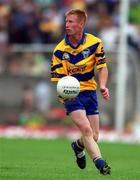 16 July 2000; Ronan Slattery of Clare during the Bank of Ireland Munster Senior Football Championship Final between Kerry and Clare at the Gaelic Grounds in Limerick. Photo By Brendan Moran/Sportsfile