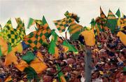 16 July 2000; Kerry supporters during the Bank of Ireland Munster Senior Football Championship Final between Kerry and Clare at the Gaelic Grounds in Limerick. Photo By Brendan Moran/Sportsfile
