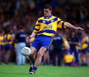 16 July 2000; Brian McMahon of Clare during the Bank of Ireland Munster Senior Football Championship Final between Kerry and Clare at the Gaelic Grounds in Limerick. Photo by Ray Lohan/Sportsfile