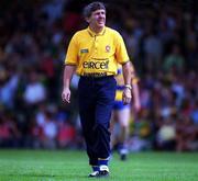 16 July 2000; Clare manager Tommy Curtin ahead of the Bank of Ireland Munster Senior Football Championship Final between Kerry and Clare at the Gaelic Grounds in Limerick. Photo by Ray Lohan/Sportsfile