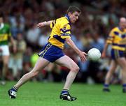 16 July 2000; Conor Whelan of Clare during the Bank of Ireland Munster Senior Football Championship Final between Kerry and Clare at the Gaelic Grounds in Limerick. Photo By Brendan Moran/Sportsfile