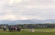 7 July 2000; Eventual winner Petruska, with Johnny Murphy up, third from left, on the inside, on their way to winning the The Kildangan Stud Irish Oaks at The Curragh in Newbridge, Kildare. Photo by Matt Browne/Sportsfile