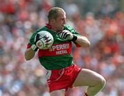 16 July 2000; Eoin McCloskey of Derry during the Bank of Ireland Ulster Senior Football Championship Final match between Armagh and Derry at St Tiernach's Park in Clones, Monaghan. Photo by David Maher/Sportsfile
