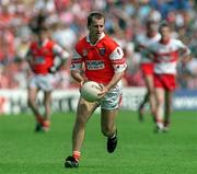16 July 2000; Paddy McKeever of Armagh during the Bank of Ireland Ulster Senior Football Championship Final match between Armagh and Derry at St Tiernach's Park in Clones, Monaghan. Photo by Damien Eagers/Sportsfile