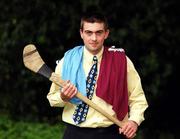 20 May 2000; Ex Galway hurler Gordon Glynn, who now plays for Dublin, stands for a portrait at St Stephen's Green in Dublin. Photo by Damien Eagers/Sportsfile