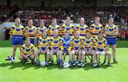 25 June 2000; The Clare team ahead of the Bank of Ireland Munster Senior Football Championship Semi-Final match between Tipperary and Clare at Gaelic Grounds in Limerick. Photo By Brendan Moran/Sportsfile