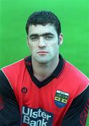 7 September 2000; Gregory McCartan of Down poses for a portrait following Down Football Squad Training ahead of the Bank of Ireland All-Ireland Senior Football Championship. Photo by Matt Browne/Sportsfile