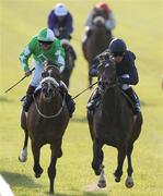 7 June 2008; Hindu Kush with Sean Levey up on the way to win 'Nolan & Brophy Auctioneers Silver Stakes' from Pat Shanahan on Winchester. The Curragh Racecourse, Co. Kildare. Picture credit: Ray McManus / SPORTSFILE