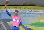 4 May 2015; Overall race winner Mark Dowling, DID Dunboyne, on the awards podium after the fourth stage of the AmberGreen Energy Tour of Ulster. 150 elite cyclists from Australia, Holland, Belgium, France, England, Scotland, Northern Ireland and the Republic of Ireland compete in Stage 4 of the AmberGreen Energy Tour of Ulster in partnership with the SDS Group and Saltmarine Cars. Stage 4 is a circuit race around Cookstown taking the cyclists through William Street - Orritor Road - Tulnacross Road - Flo Road - Omagh Road - Tullagh Road  - Fairhill Road - James Street - William Street - Cookstown. Picture credit: Stephen McMahon / SPORTSFILE