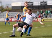 4 May 2015; Ronan Finn, Dundalk, in action against Ryan McEvoy, Bray Wanderers. SSE Airtricity League, Premier Division, Dundalk v Bray Wanderers. Oriel Park, Dundalk, Co. Louth. Photo by Sportsfile