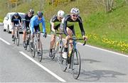 4 May 2015; Sean McKenna, Irish Development Team, leads the breakaway group during the fourth stage. 150 elite cyclists from Australia, Holland, Belgium, France, England, Scotland, Northern Ireland and the Republic of Ireland compete in Stage 4 of the AmberGreen Energy Tour of Ulster in partnership with the SDS Group and Saltmarine Cars. Stage 4 is a circuit race around Cookstown taking the cyclists through William Street â€“ Orritor Road â€“ Tulnacross Road â€“ Flo Road â€“ Omagh Road â€“ Tullagh Road â€“ Fairhill Road â€“ James Street â€“ William Street â€“ Cookstown. Picture credit: Stephen McMahon / SPORTSFILE