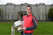 6 May 2015; Louth footballer Adrian Reid in attendance at the launch of the 2015 Leinster GAA Senior Championships. Farmleigh House & Gardens, Phoenix Park, Dublin. Picture credit: Stephen McCarthy / SPORTSFILE