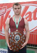 31 May 2008; C. Reynold, Belfast Royal Academy, Co. Antrim, who won the Senior Discus. Kit Kat Irish Schools Track & Field Final, Tullamore Harriers Stadium, Tullamore, Co. Offaly. Photo by Sportsfile