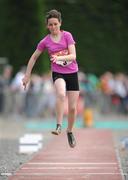 31 May 2008; S. Buggy, Castlecomer CC, Co. Kilkenny, who won the Junior Girls Triple Jump. Kit Kat Irish Schools Track & Field Final, Tullamore Harriers Stadium, Tullamore, Co. Offaly. Photo by Sportsfile