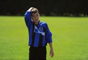 7 June 2008; Cian Hayden shows his disappointment after his team Willow Park FC, Athlone, were beaten by Shelbourne in the Danone Nations Cup National Final. AUL Complex, Clonshaugh, Dublin. Picture credit: Ray McManus / SPORTSFILE