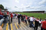 8 June 2008; A general view of Healy Park. GAA Football Ulster Senior Championship Quarter-Final, Tyrone v Down, Healy Park, Omagh, Co. Tyrone. Picture credit: Brian Lawless / SPORTSFILE