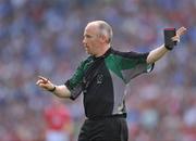 8 June 2008; Referee Martin Duffy. GAA Football Leinster Senior Championship Quarter-Final, Louth v Dublin, Croke Park, Dublin. Picture credit: David Maher / SPORTSFILE